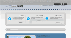 Desktop Screenshot of fahrschule-hercht.de